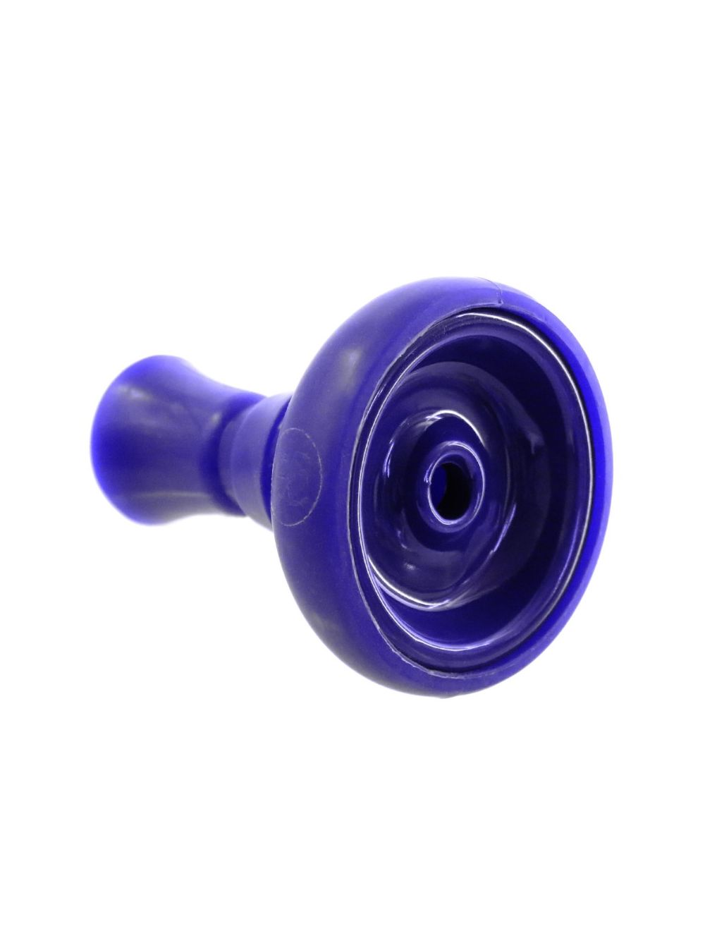 Silicone Tobacco Bowl with Funnel Insert Blue